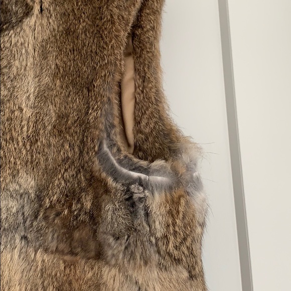 Michael Kors REAL Rabbit Fur Vest - Picture 4 of 8